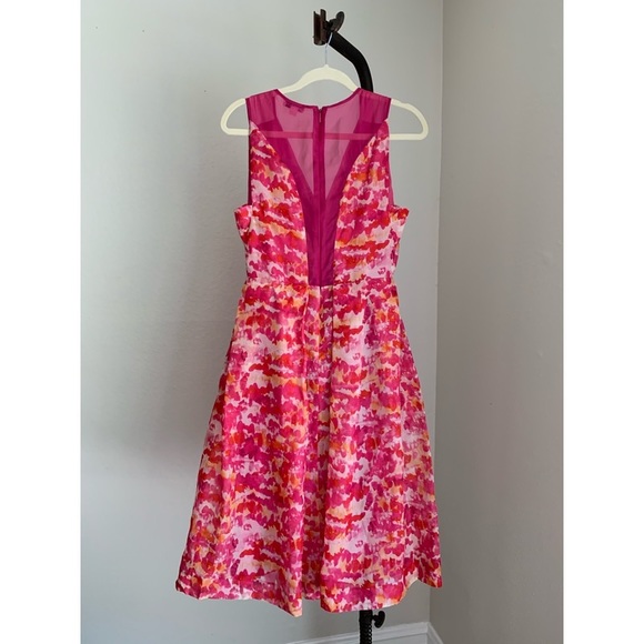 WHISTLES Silk Organza Fit and Flare Tea Dress $325 - Picture 1 of 8